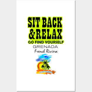 Sit Back And Relax In Grenada, French Riviera Posters and Art